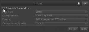 Unity Override Platform